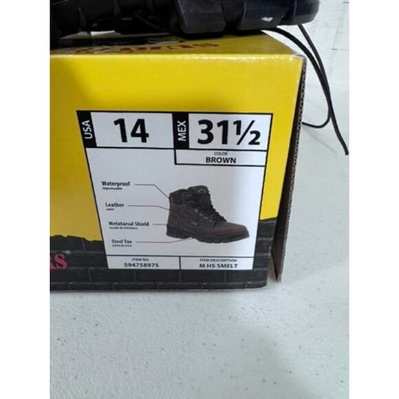 NWT!! "Herman" SURVIVORS Mens Work Boots ,SZ 14, USA, Oil & Slip Resistant - Picture 2 of 9